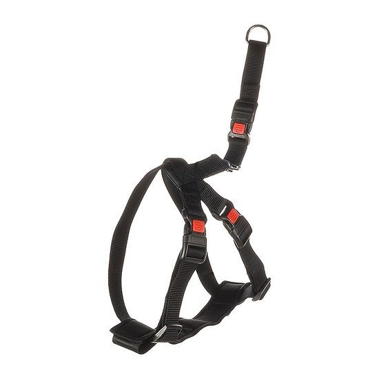 Flamingo Duma - bezpečnostní postroj do auta pro psa - černý