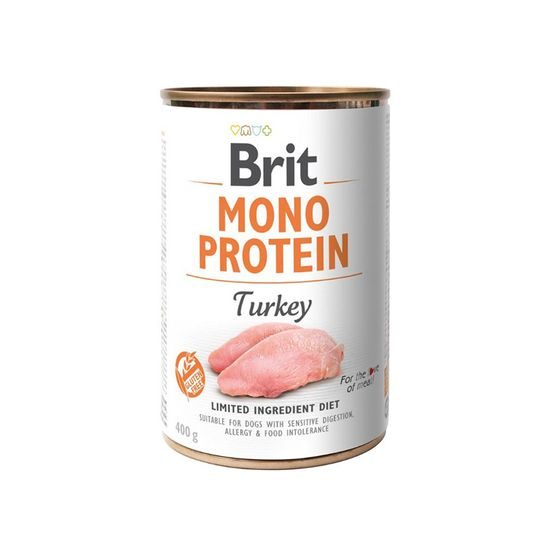 Brit Mono Protein Turkey 400g (krůtí maso)