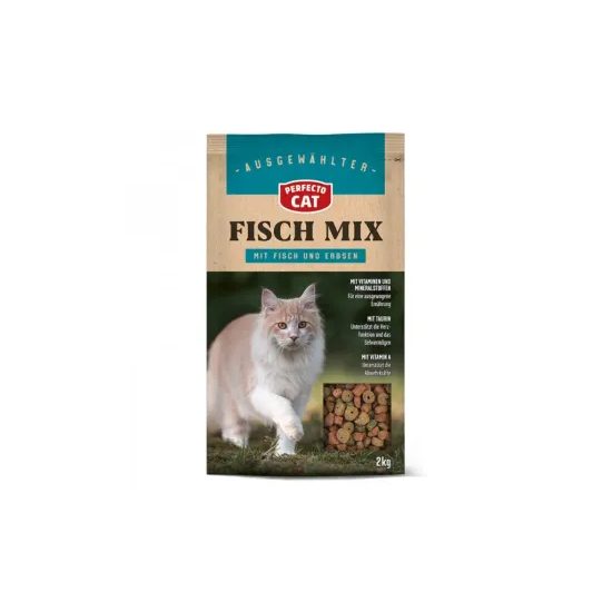 Perfecto FISCH MIX 2kg rybí, granule cat