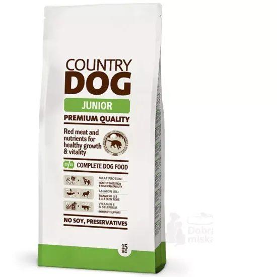 Country Dog JUNIOR 15 kg ,premium