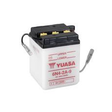 Conventional 6V battery NO ACID YUASA 6N4-2A-9