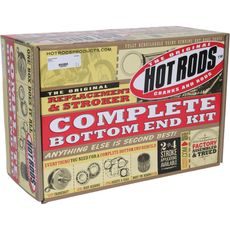 Súprava spodku motora Súprava obsahuje kľukový hriadeľ, hlavné ložisko / tesnenie a kompletnú súpravu tesnenia pre úplnú inštaláciu. HOT RODS CBK0081