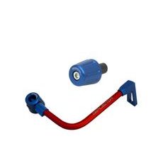 Lever guard ACCOSSATO with red hose and joint right, aluminium