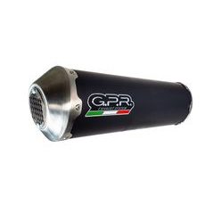 Koncovka výfuku Slip-on GPR EVO4 ROAD SCOM.159.EVO4 Matte Black including removable db killer and link pipe