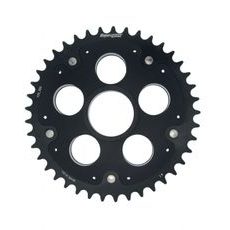 Rear sprocket STEALTH with alloy disc SUPERSPROX RSA-733_525:41-BLK čierna 41T, 520