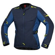 Tour women's jacket iXS LANE-ST+ X56053 blue-light blue-fluo yellow D2XL