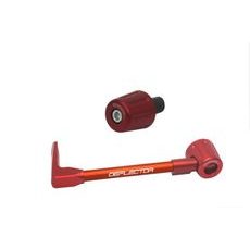 Lever guard ACCOSSATO with orange hose and joint left, aluminium