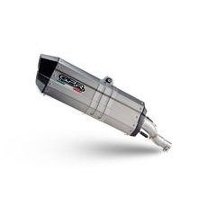 Koncovka výfuku Slip-on GPR TRAIL / OFF-ROAD BRK24.VO.7.HYSOTIT Brushed Titanium including removable db killer and link pipe