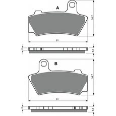 Brzdové obloženie GOLDFREN 443 S3