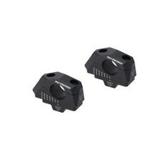 variabilní zvýšení řídítek o průměru 28mm, H 28, černé