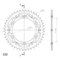 Rozeta SUPERSPROX STEALTH RST-1512:44-GLD zlatá 44T, 520