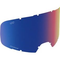 Molded cylindrical mirrored/coated single lens iXS 469-510-1096-002-STD mirror - smoke crimson Štandard