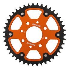 Reťazová rozeta SUPERSPROX STEALTH RST-273:43-ORG oranžová 43T, 520