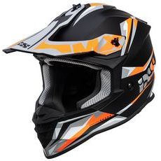 Motokrosová prilba iXS iXS362 2.0 X12041 čierna matná oranžová fluo S