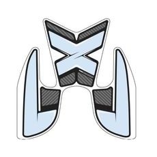 Tank pad PUIG SPECIFIC 9296C karbónový vzhľad s bočnou časťou