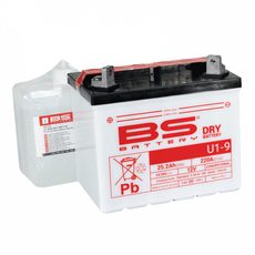 Konvenčný akumulátor ( s kyselinou) BS-BATTERY U1-9 Balenie vrát.kyseliny