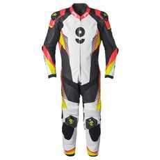 Jednodielna kožená kombinéza GMS GRC-1 ZG71000 black-yellow-red 48H