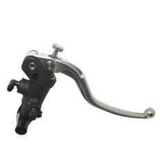 Radial brake master cylinder ACCOSSATO 19 x 19 with fixed lever,silver