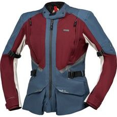 Women's laminated jacket iXS TOURSTER-STX 1.0 X2-111605 bordeaux-blue-cool grey DKXL
