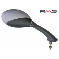 Zpätné zrkadlo RMS 122770490 pravý čierna/sivá