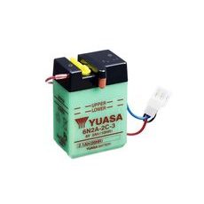 Conventional 6V battery NO ACID YUASA 6N2A-2C-3