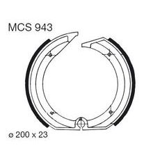 Brzdové čeľuste LUCAS MCS 943