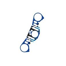 Ochranné nálepky na "okuliare" PUIG RADIKAL 6923A modrá