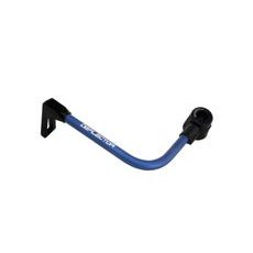 Lever guard ACCOSSATO with blue hose and joint left, aluminium
