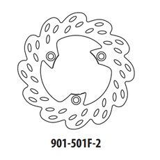 Brzdový kotúč GOLDFREN 901-501F-2 predné 220 mm