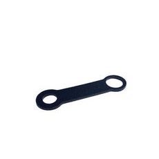 Straight bracket ACCOSSATO for CNC-worked fluid reservoirs