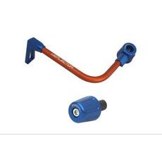 Lever guard ACCOSSATO with orange hose and joint left, aluminium