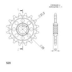 Reťazové koliečko SUPERSPROX CST-823:13 13T, 520
