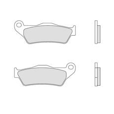 Brzdové obloženie BREMBO 07BB04SD