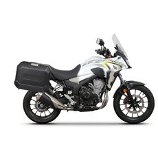 Kompletná sada bočných čiernych hliníkových kufrov SHAD TERRA BLACK, 36L/36/ bočné kufre, vrátane montážnej sady SHAD HONDA CB 500 X