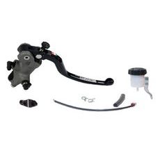 Radial brake master cylinder ACCOSSATO KITA 3 19x18 with fixed lever + mirror holder