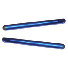 Clip-ons ACCOSSATO aluminium, 250mm with caps, Blue