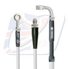 Hadica prednej brzdy sada Venhill H02-1-043/P-WT biela