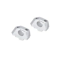 variabilní zvýšení řídítek o průměru 28mm, H 28, stříbrné