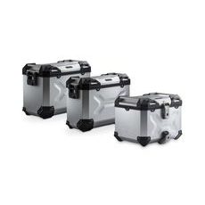 sada Adventure -kufry TraX Adv. stříbrné pro Yamahu Ténéré 700 (19-)kufry 45/37 L