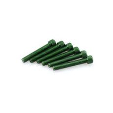 Skrutky PUIG ANODIZED 0524V zelená M8 x 50 mm (6ks)