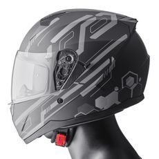 Integrálna prilba GMS HEXAGO ZG12501 graphic grey M
