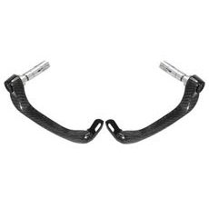 Lever guard ACCOSSATO with black eyelet and insert right + left, carbon