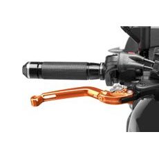 Páčka brzdy bez adaptéra PUIG 160TP skladacie oranžovo/strieborná