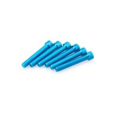 Skrutky PUIG ANODIZED 0524A modrá M8 x 50 mm (6ks)