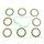 Friction plates kit with clutch cover gasket ATHENA P40230086