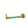 Lever guard ACCOSSATO with green hose and joint left, aluminium