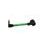 Lever guard ACCOSSATO with green hose and joint left, aluminium