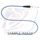 Lanko plynu Venhill Y01-4-063-BL s nízkym trením modrá