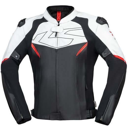 Kožená bunda iXS ACE 1.0 X2-221206 čierno-bielo-červená M
