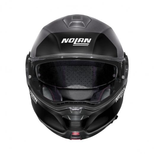 Moto helma Nolan N100-5 Plus Distinctive N-Com Flat Black 21